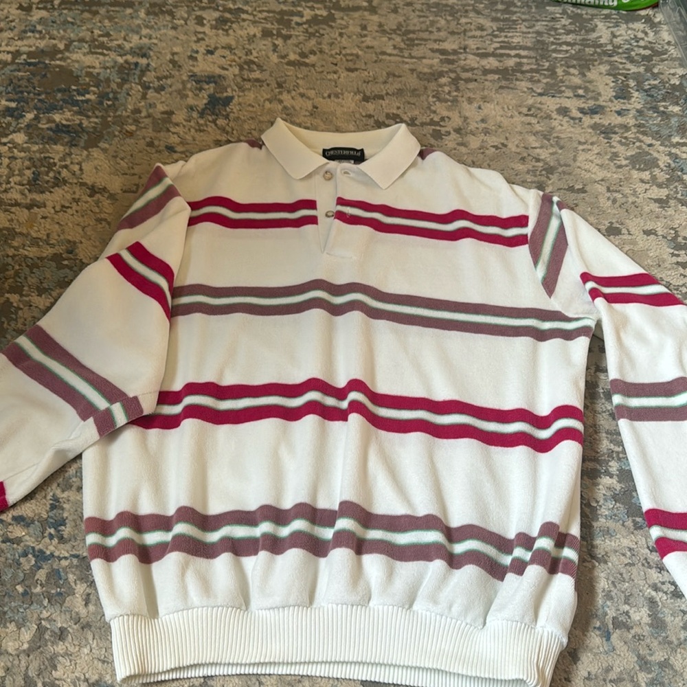 Vintage Chesterfield Long Sleeved Polo
